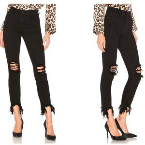 L'AGENCE High Line Skinny Black Jeans